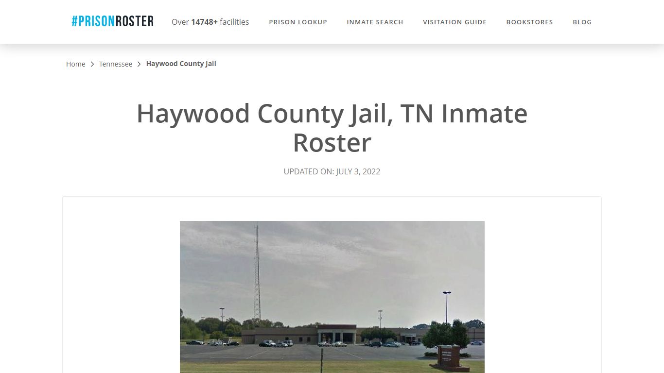 Haywood County Jail, TN Inmate Roster - Inmate Locator